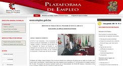 Desktop Screenshot of empleo.gob.bo